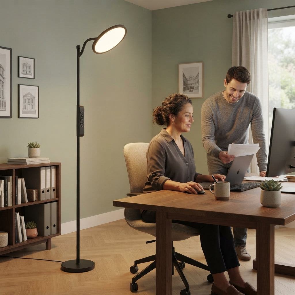 Lampadaire Astérie LED Dimmable 32W avec Télécommande (3520 LM, 2700-6500K)