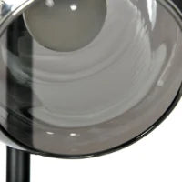 Lampadaire Solal Design 3 Globes Métal & Verre Fumée 162cm - Éclairage Salon