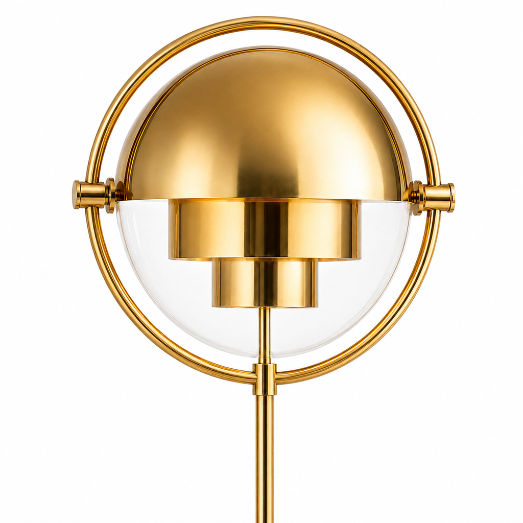 Le Lampadaire Éléa Multi-lite & Laiton Doré