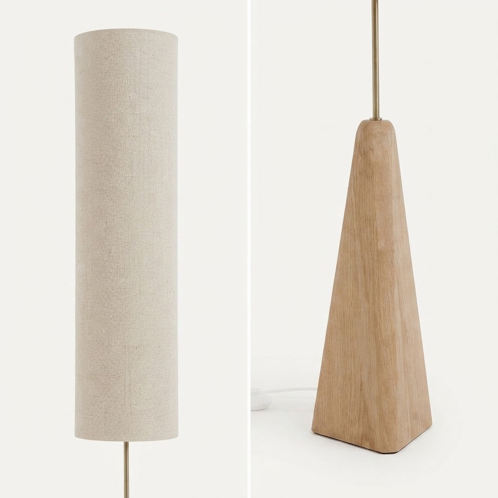 Lampadaire Paloma chêne massif
