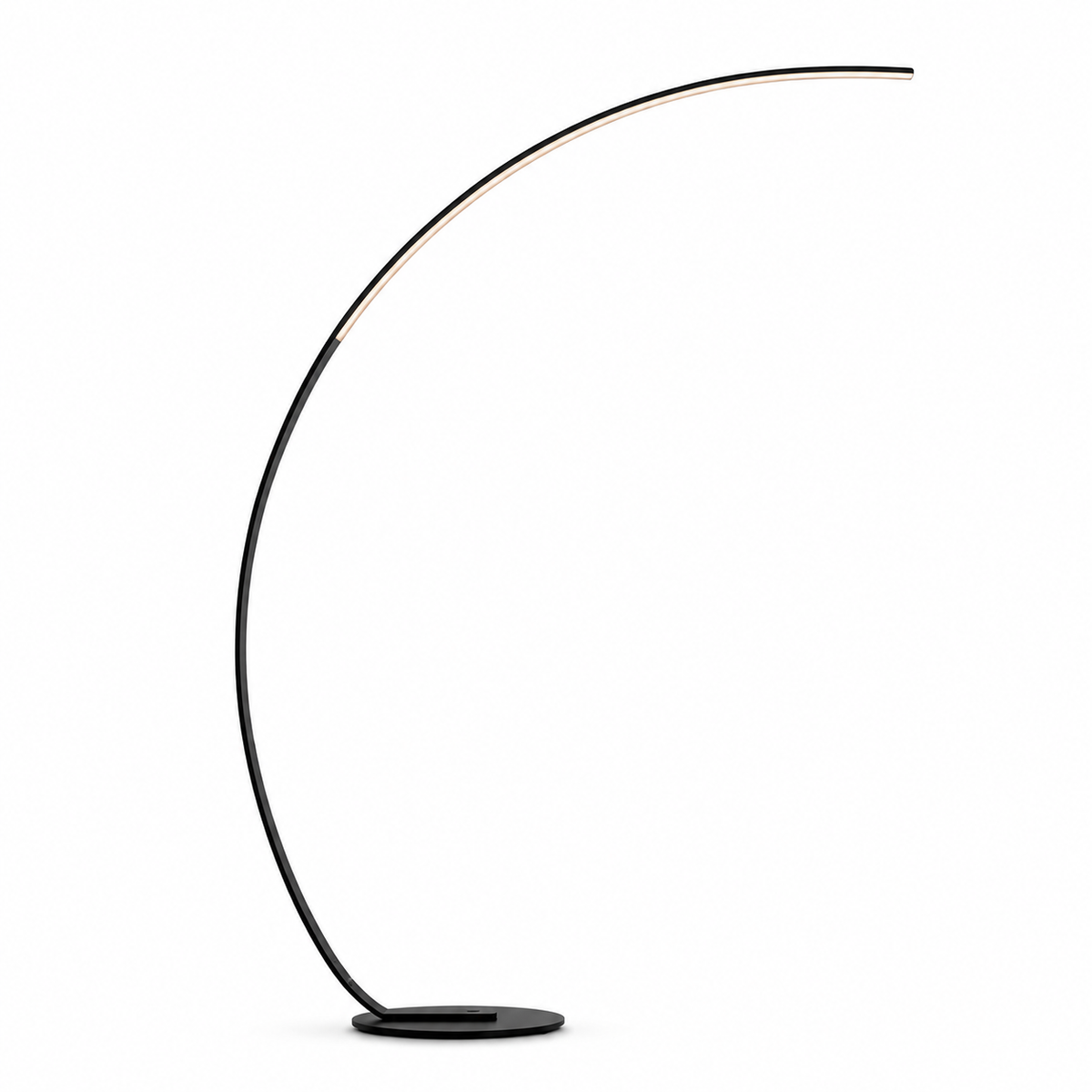 Lampadaire Arcus d'angle LED nordique Simple noir blanc