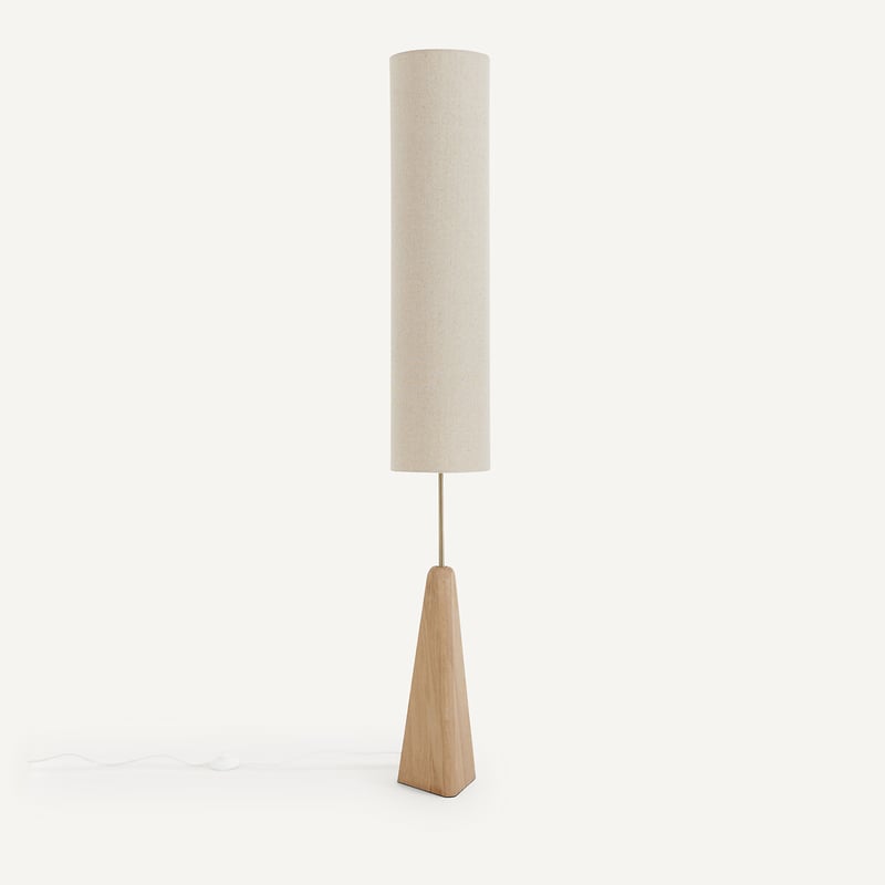 Lampadaire Paloma chêne massif
