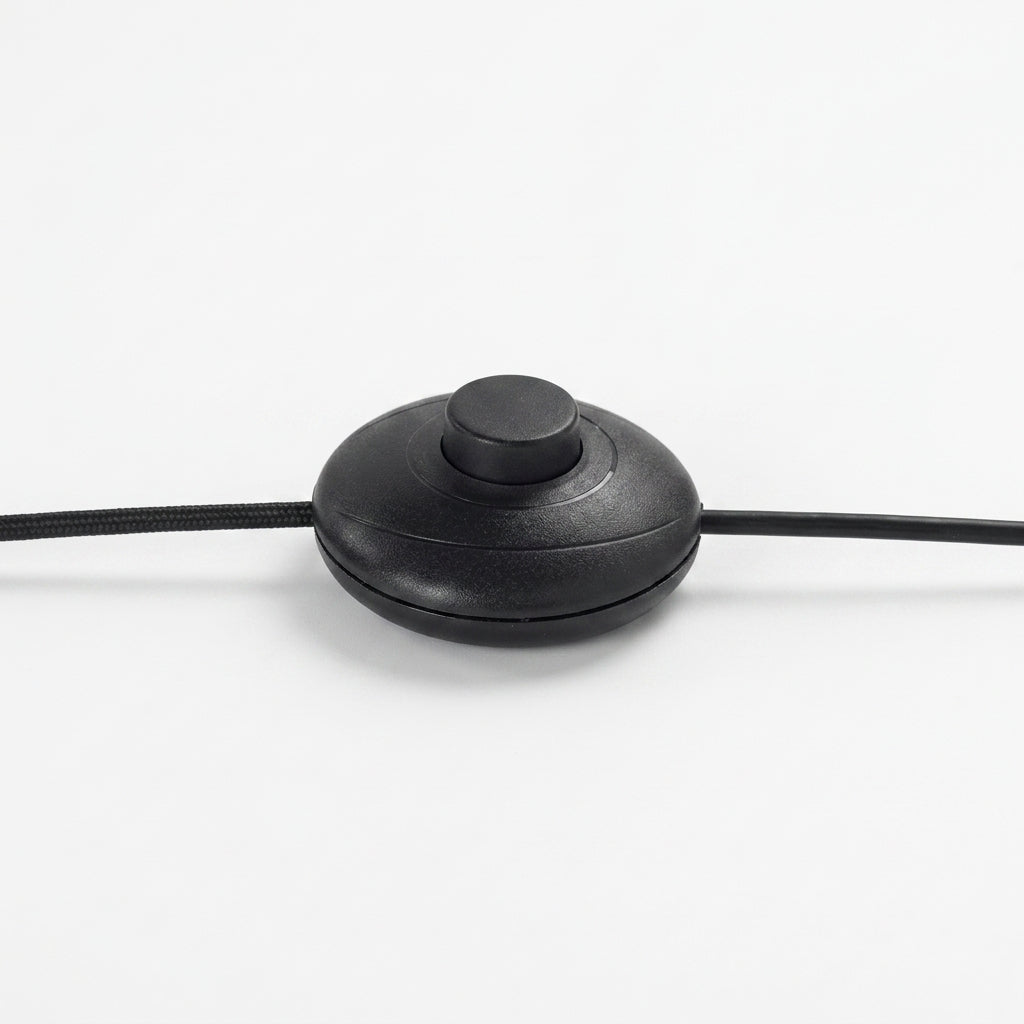 Lampe Rotin Champignon Naturel Tresser avec Pied